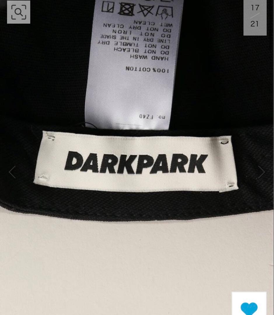 【DARKPARK/ダークパーク】 LOGO CAP ホワイト