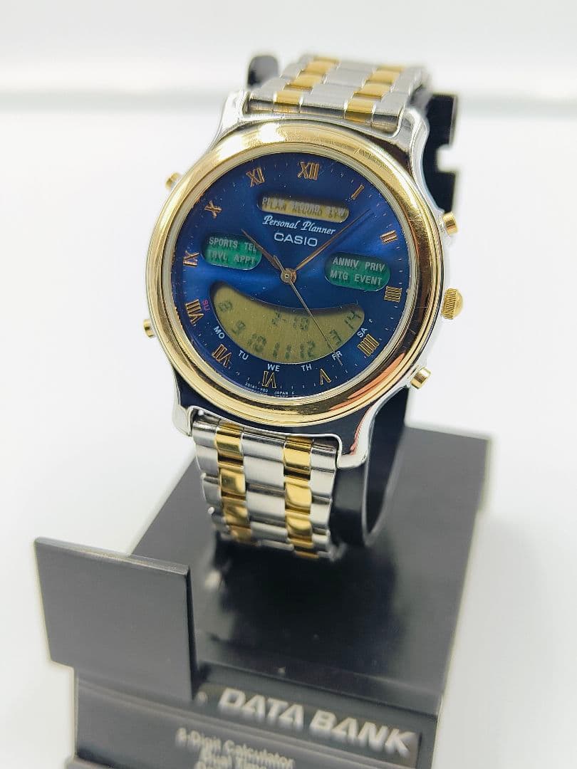 CASIO IA-1110 デジタルとアナログ腕時計