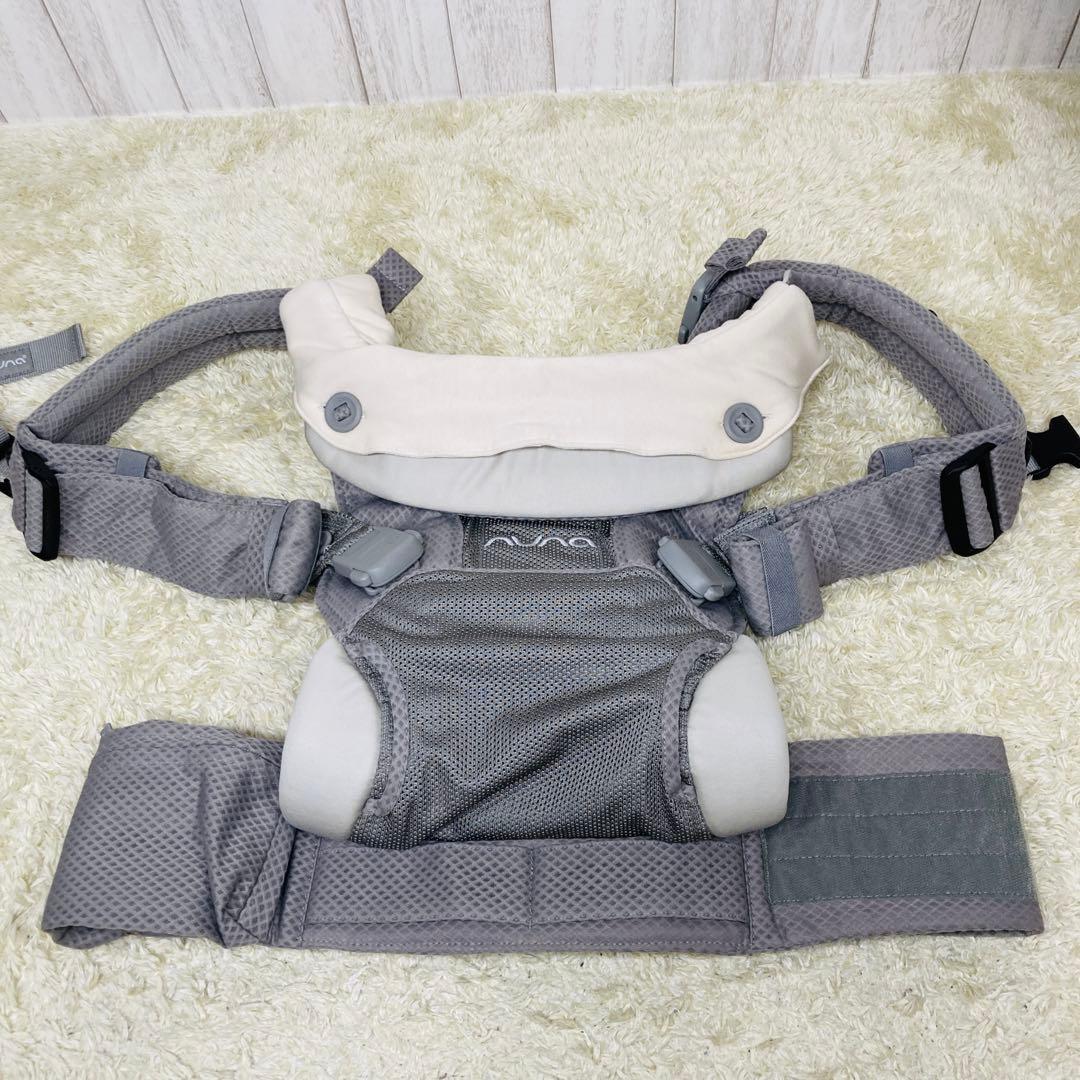【美品】NUNA ヌナ cudl カドル メッシュグレー 抱っこ紐