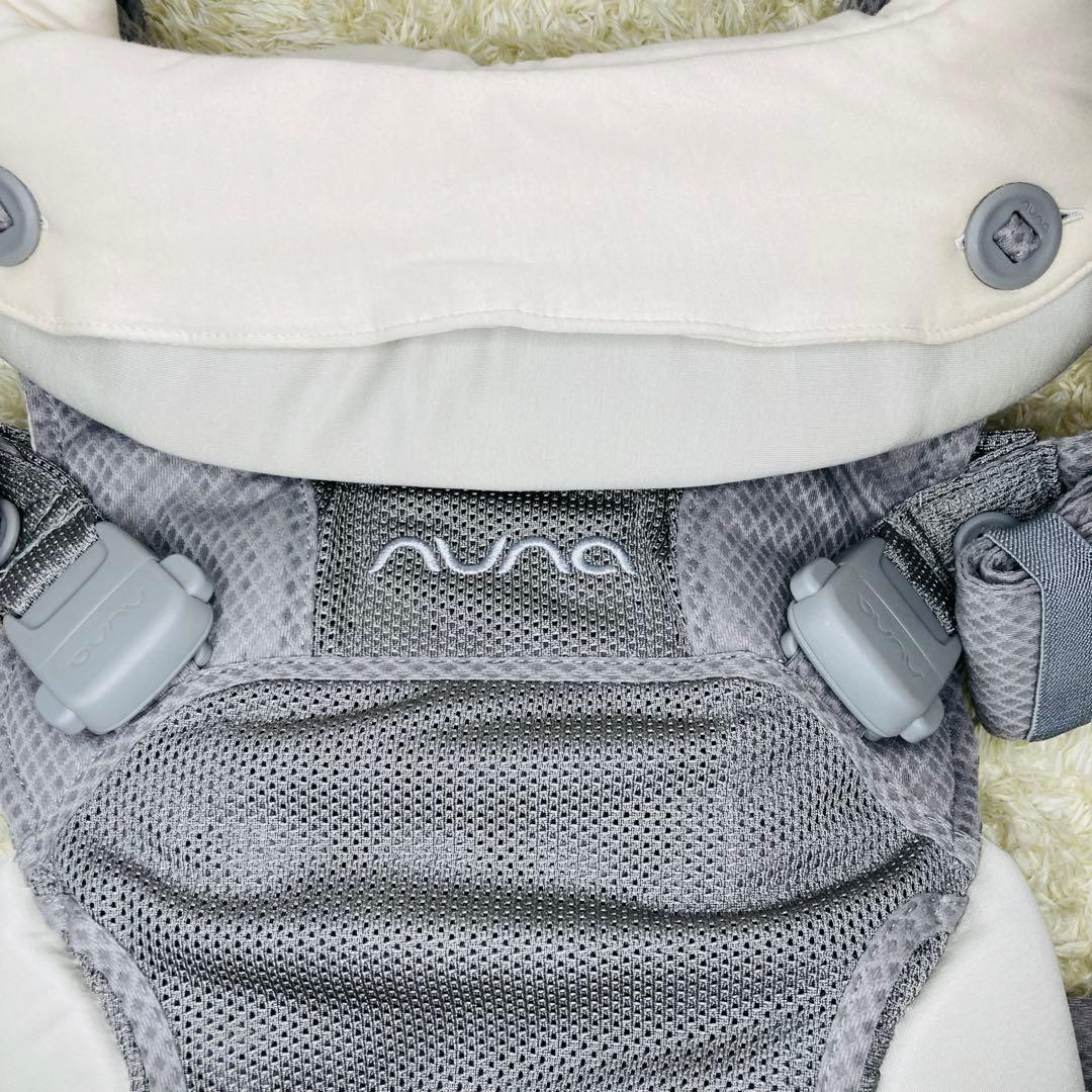 【美品】NUNA ヌナ cudl カドル メッシュグレー 抱っこ紐