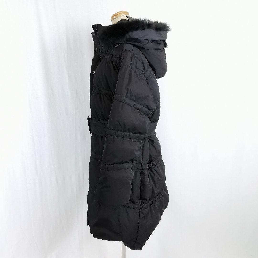 極美品 タグ付き フォックスファービッグシルエットダウンコート D791