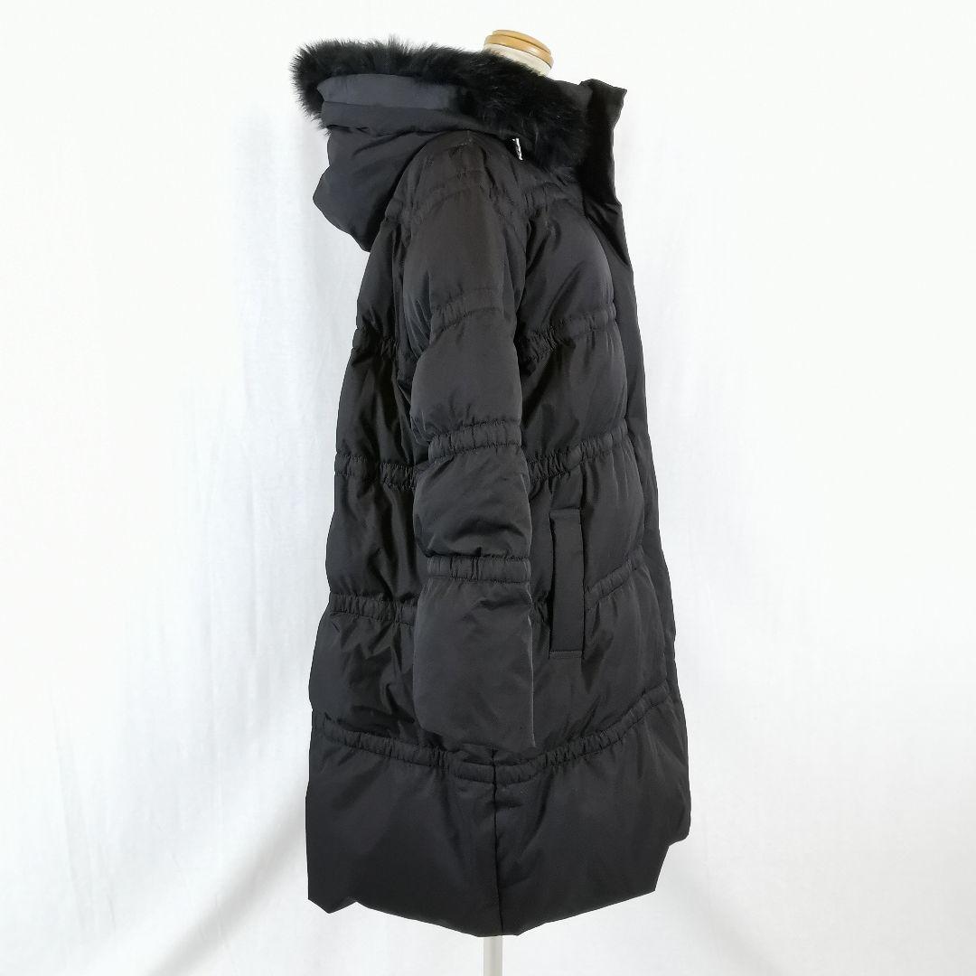 極美品 タグ付き フォックスファービッグシルエットダウンコート D791