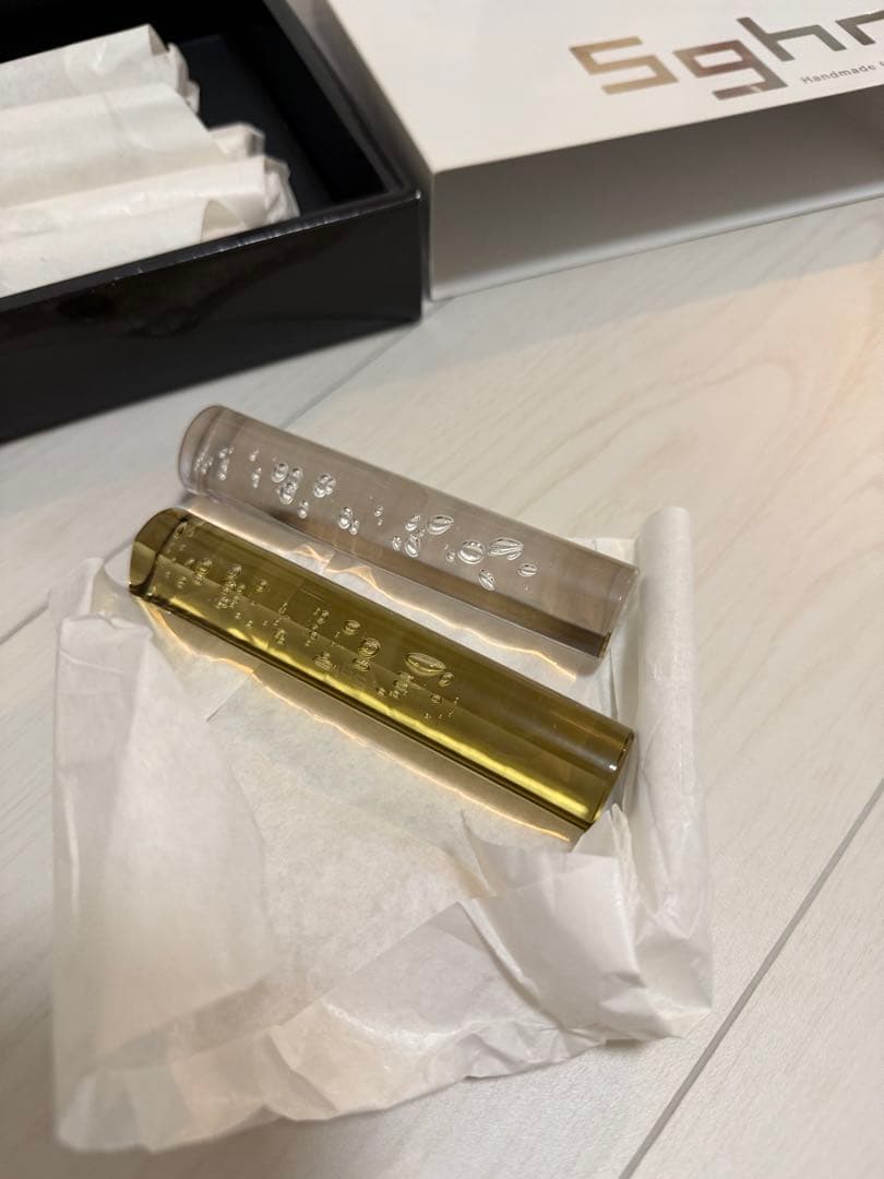 Sghrスガハラ カラトリーレスト クリア 泡 Ｌサイズ 6本