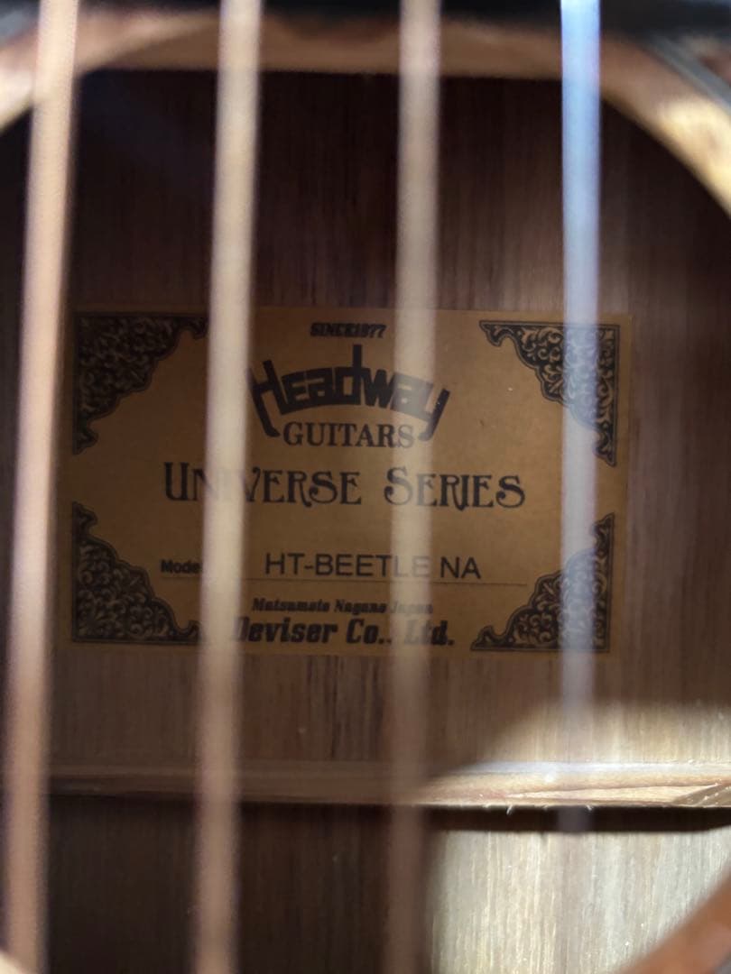 Headway HT-BEETLE NA アコースティックギター 生産終了品