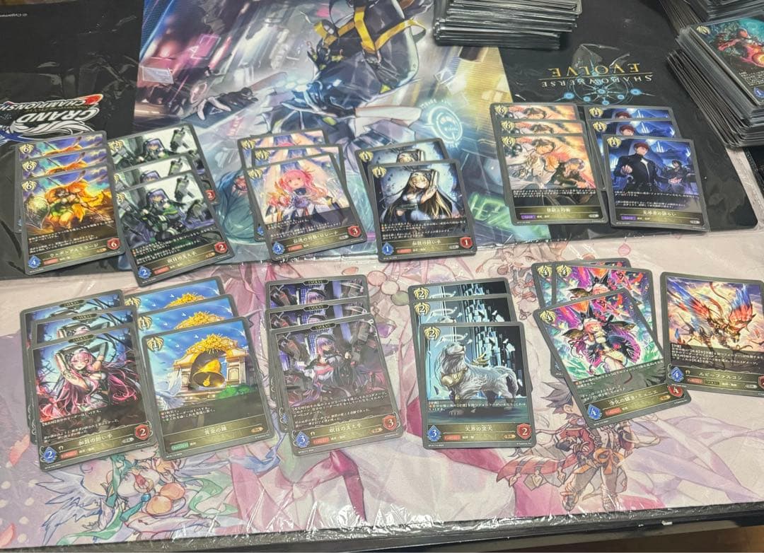 の*む様 シャドウバース エボルヴ ビショップ　デッキパーツ　引退セット　多数