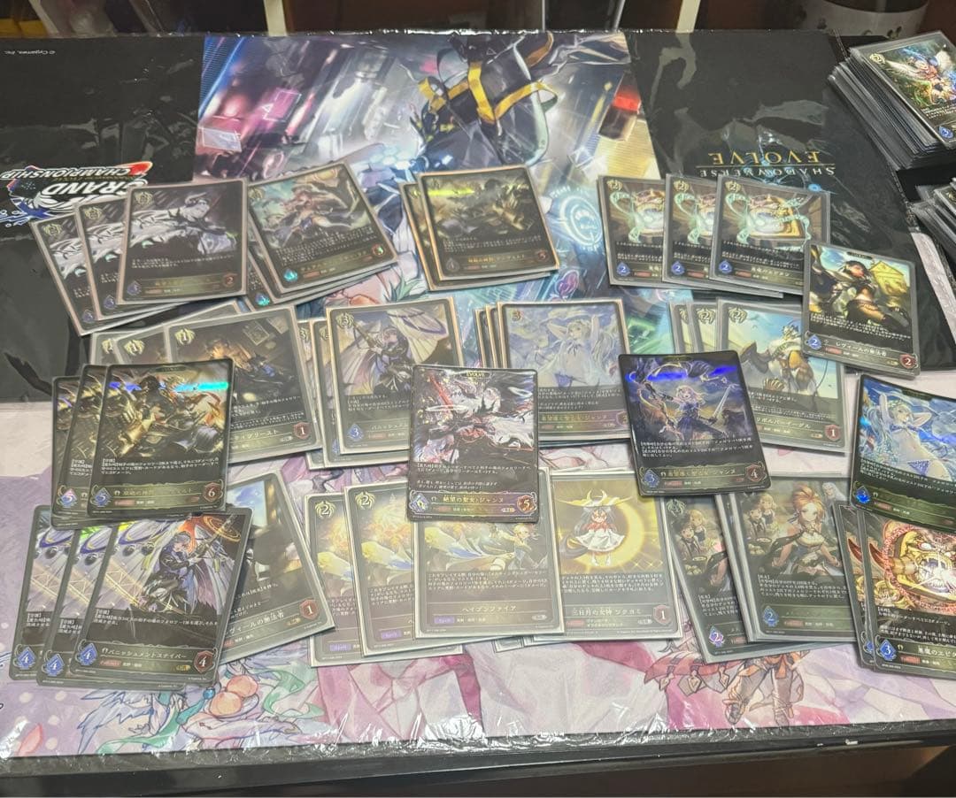 の*む様 シャドウバース エボルヴ ビショップ　デッキパーツ　引退セット　多数