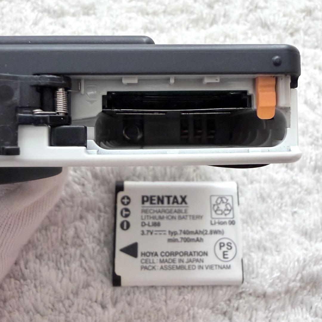 【動作確認済】PENTAX ペンタックス Optio H90 レトロコンデジ 白