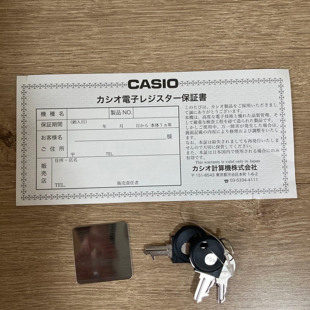 新品未使用　CASIO　電子レジスタ　TE-M80
