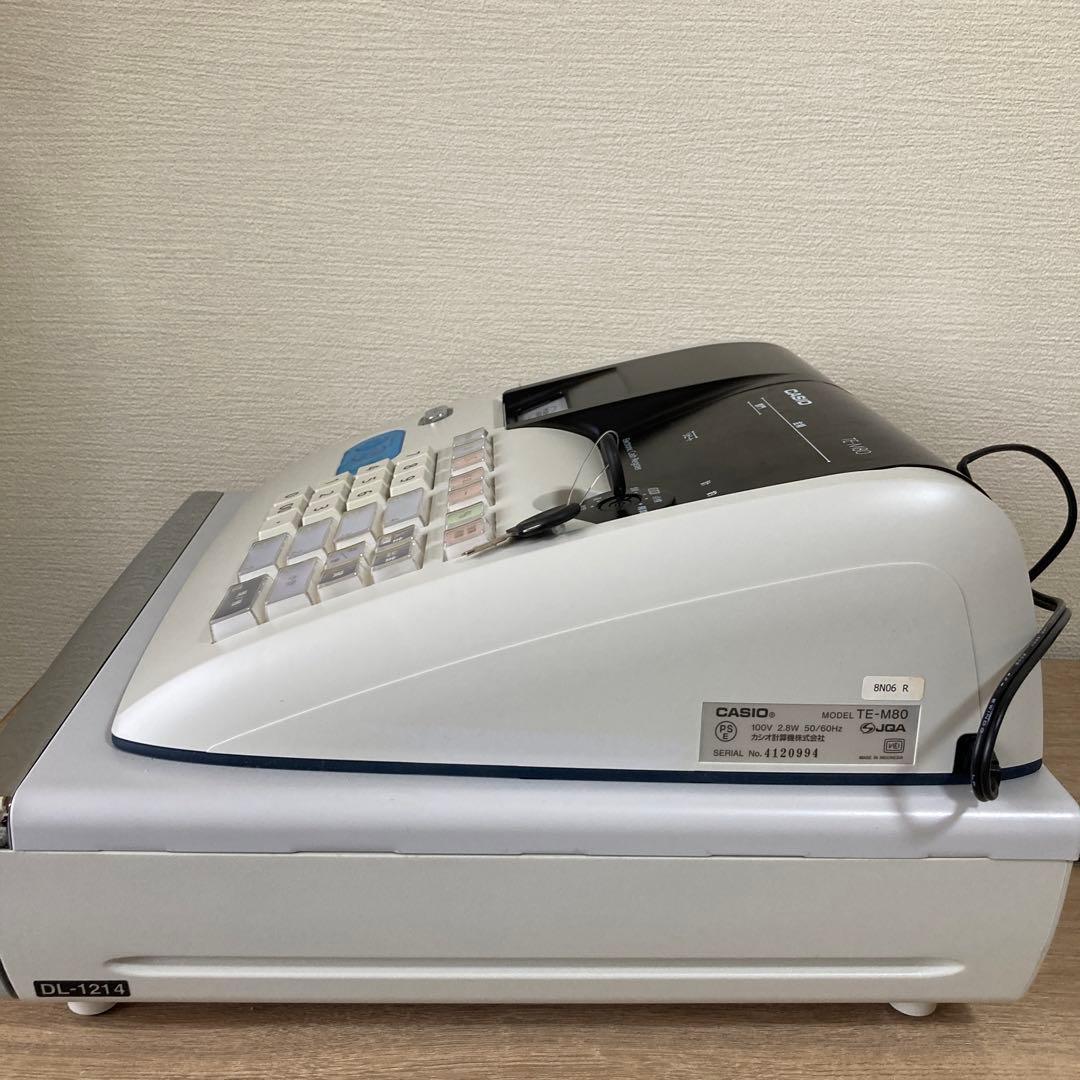 新品未使用　CASIO　電子レジスタ　TE-M80