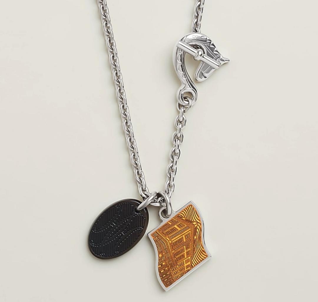 【新品】HERMÈS パレード ネックレス 保存袋付