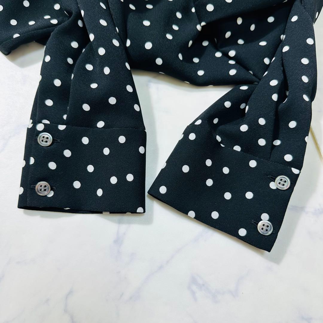 2023極美品 セオリーリュクス ドット ボウタイ ブラウス 卒業 入学 38