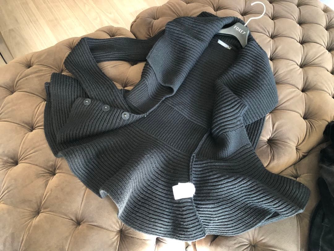 アレキサンダーマックイーン ALEXANDER MCQUEEN★厚地ニットコート