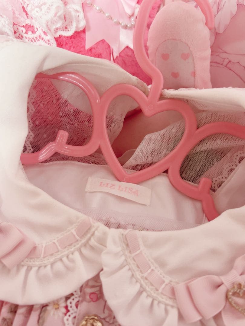 ♥LIZLISA Creamy Berry柄ワンピース ピンク♥