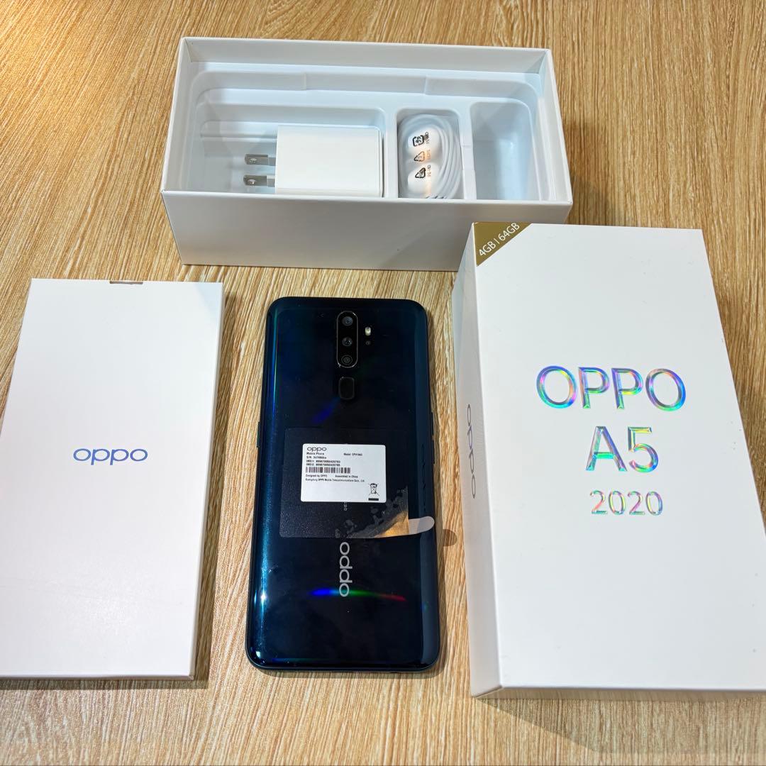 OPPO A5 64GB SIMフリー 超美品 箱・イヤホン付 初期化済