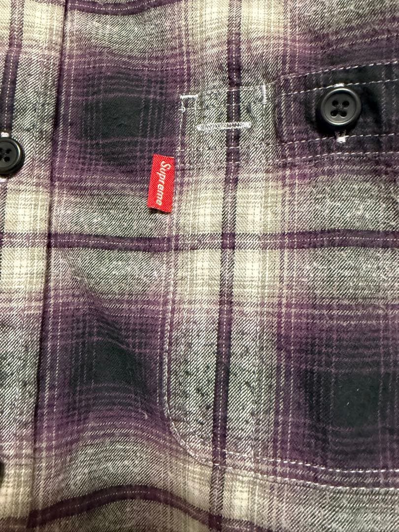 SupremeオンブレチェックシャツXL