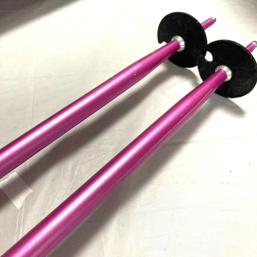 スキー3点セットスキーセットスキー板118 靴23cm ジュニアガール女子ピンク