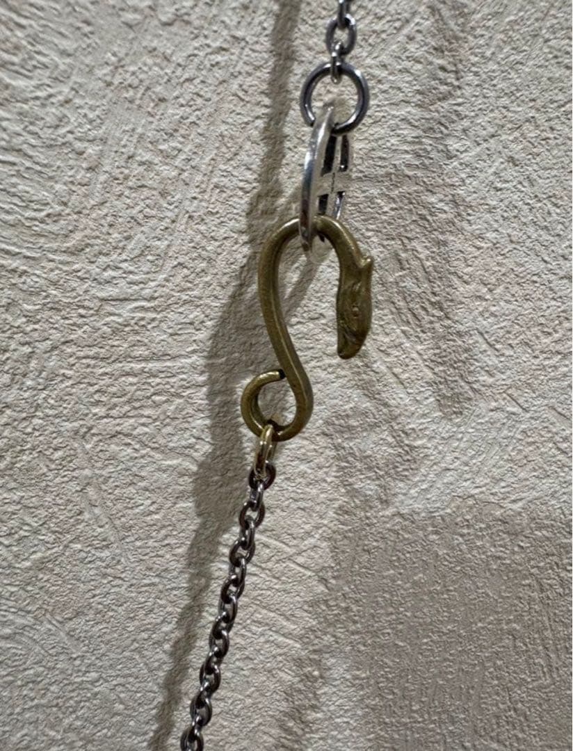 髭*面様 goro'sネックレス 3点吊り シルバー925 フェザーネックレス