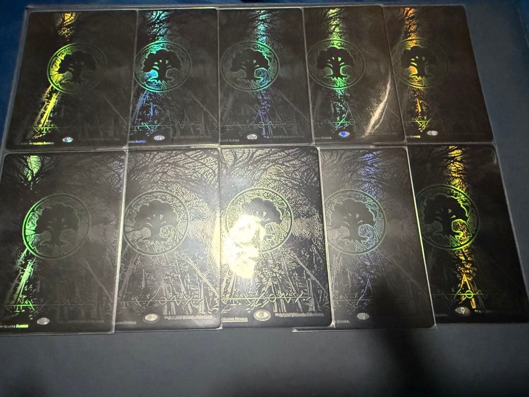 マジックザギャザリング　オイルスリック土地　50枚セット