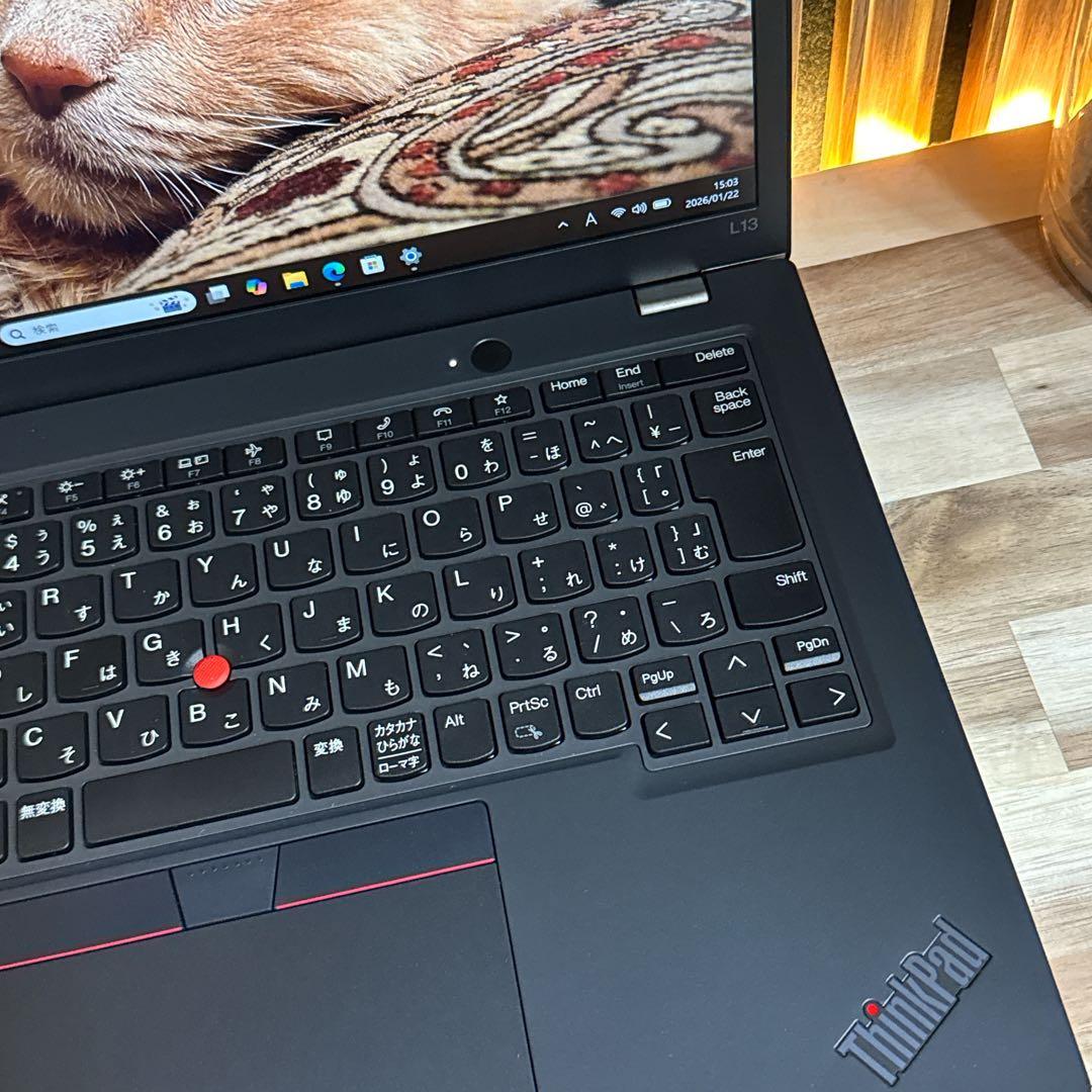 美品2023年モデル‼️ThinkPad L13☘第13世代☘ノートパソコン