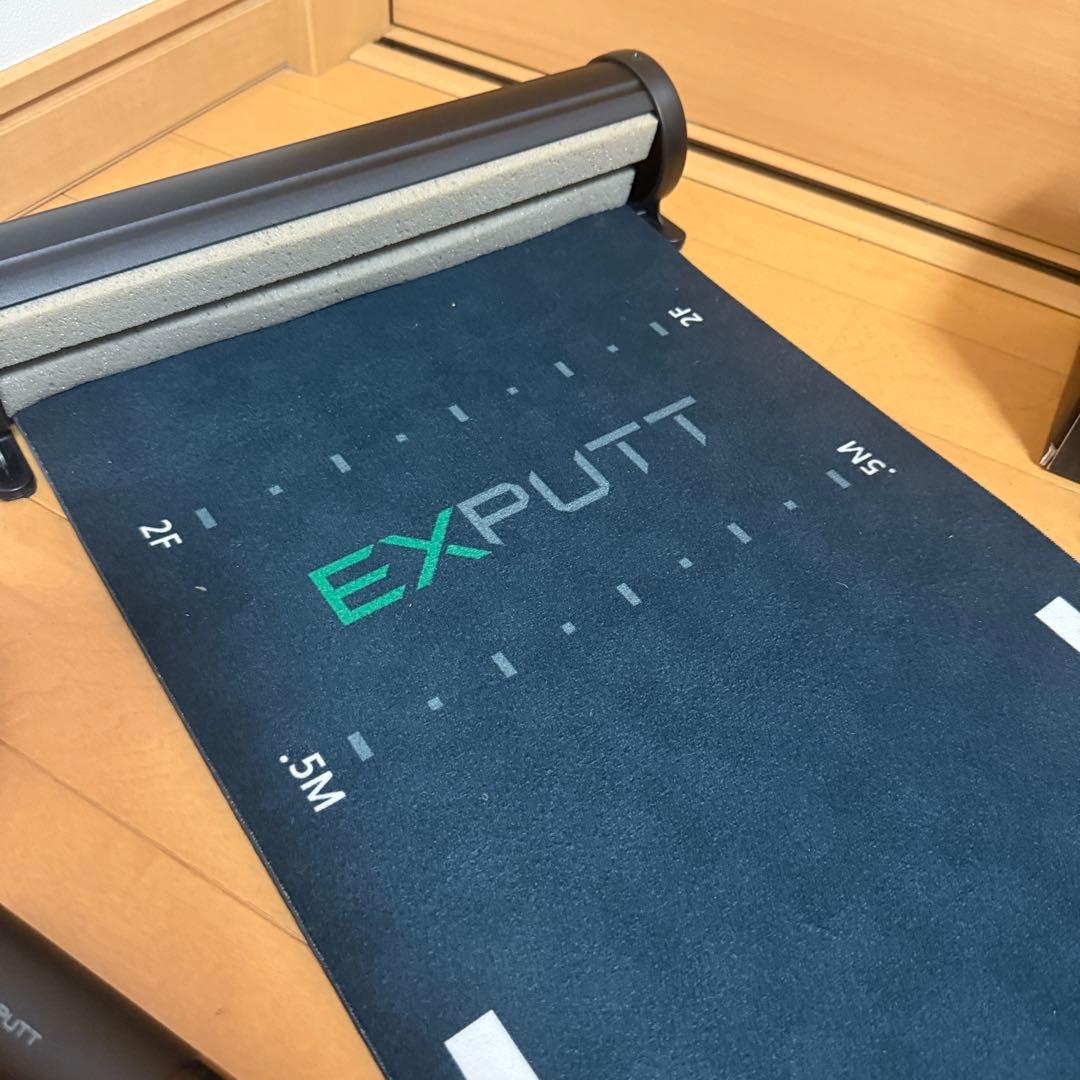 EXPUTT 家庭用 スクリーン パッティング 練習 ゴルフ パター