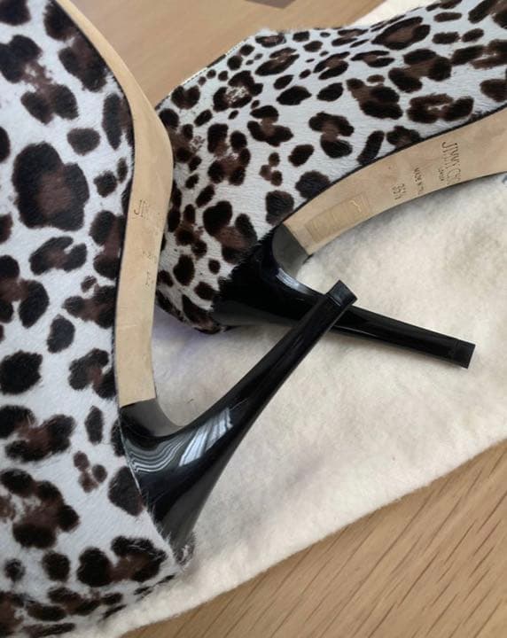 新品 サイズ36.5 ジミーチュウ ハラコショートブーツ JIMMY CHOO