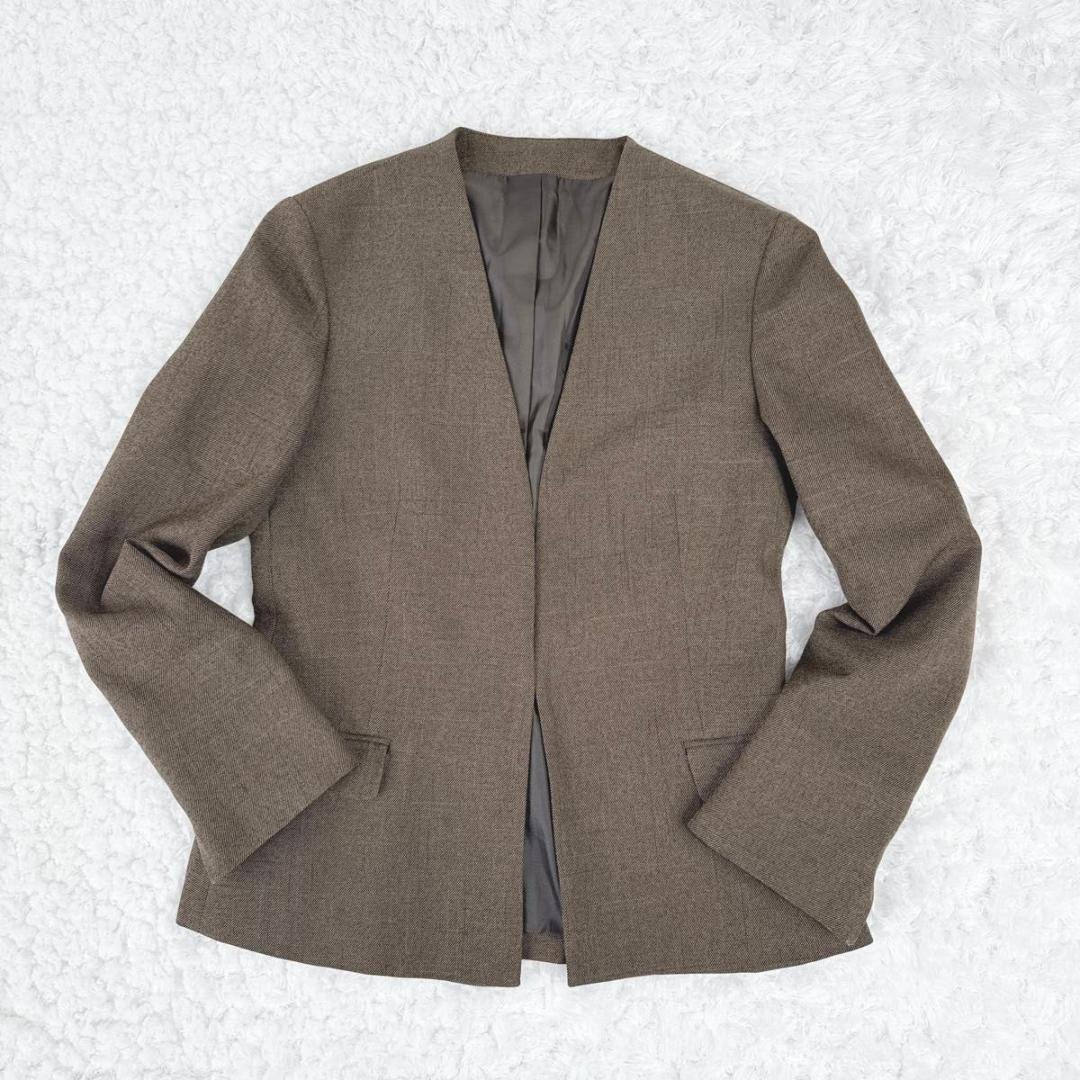 【極美品】スーツセレクト セットアップ パンツ スーツ ブラウン 近年モデル