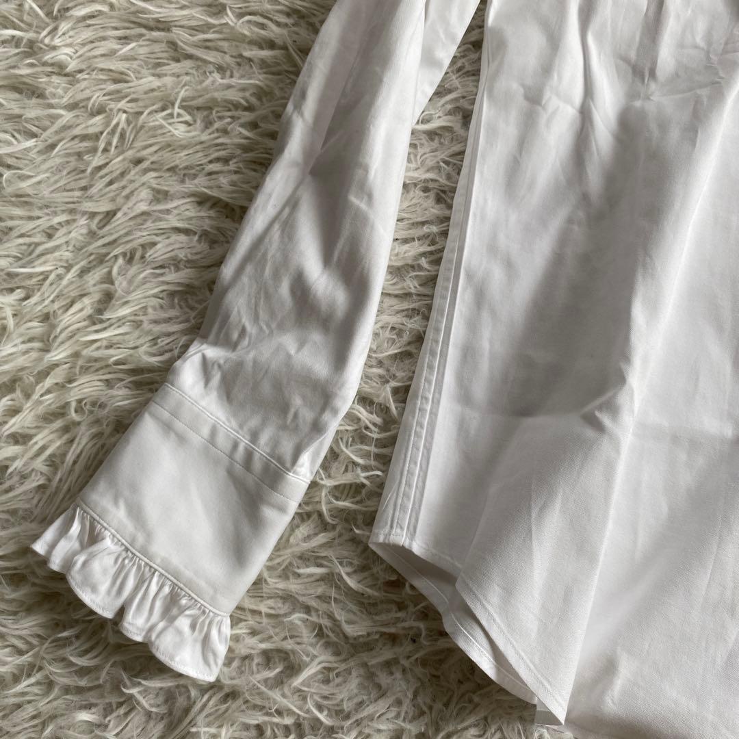 ちこMADISON BLUE　ROUND COLLAR FRILL S