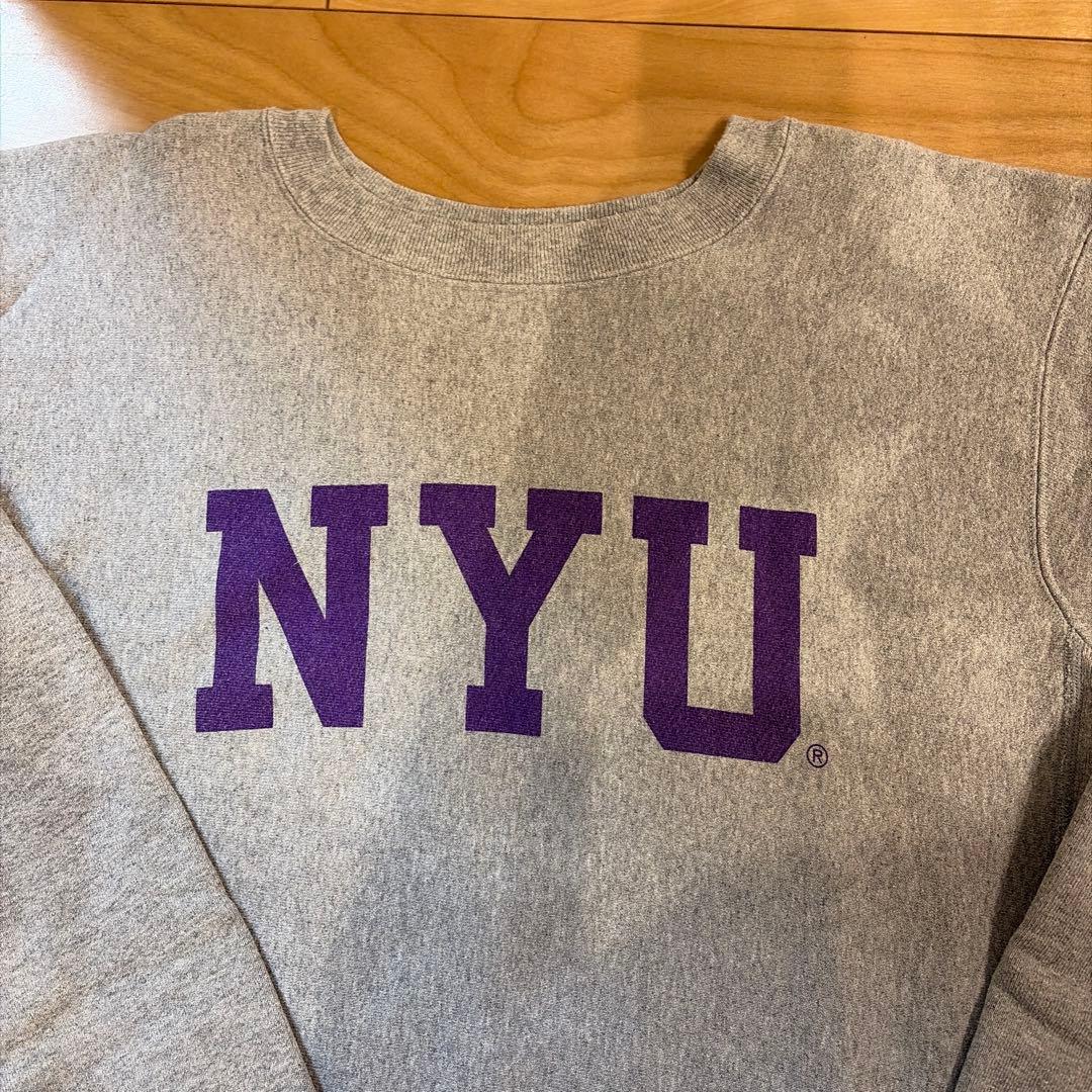 チャンピオン　赤タグ　NYU スウェット
