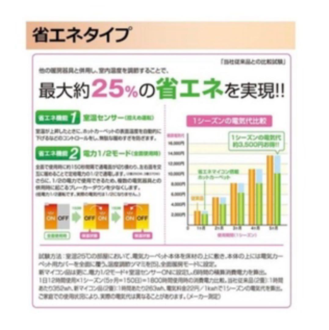 新品　空気をキレイにするホットカーペット　3畳タイプ SUE-S300K