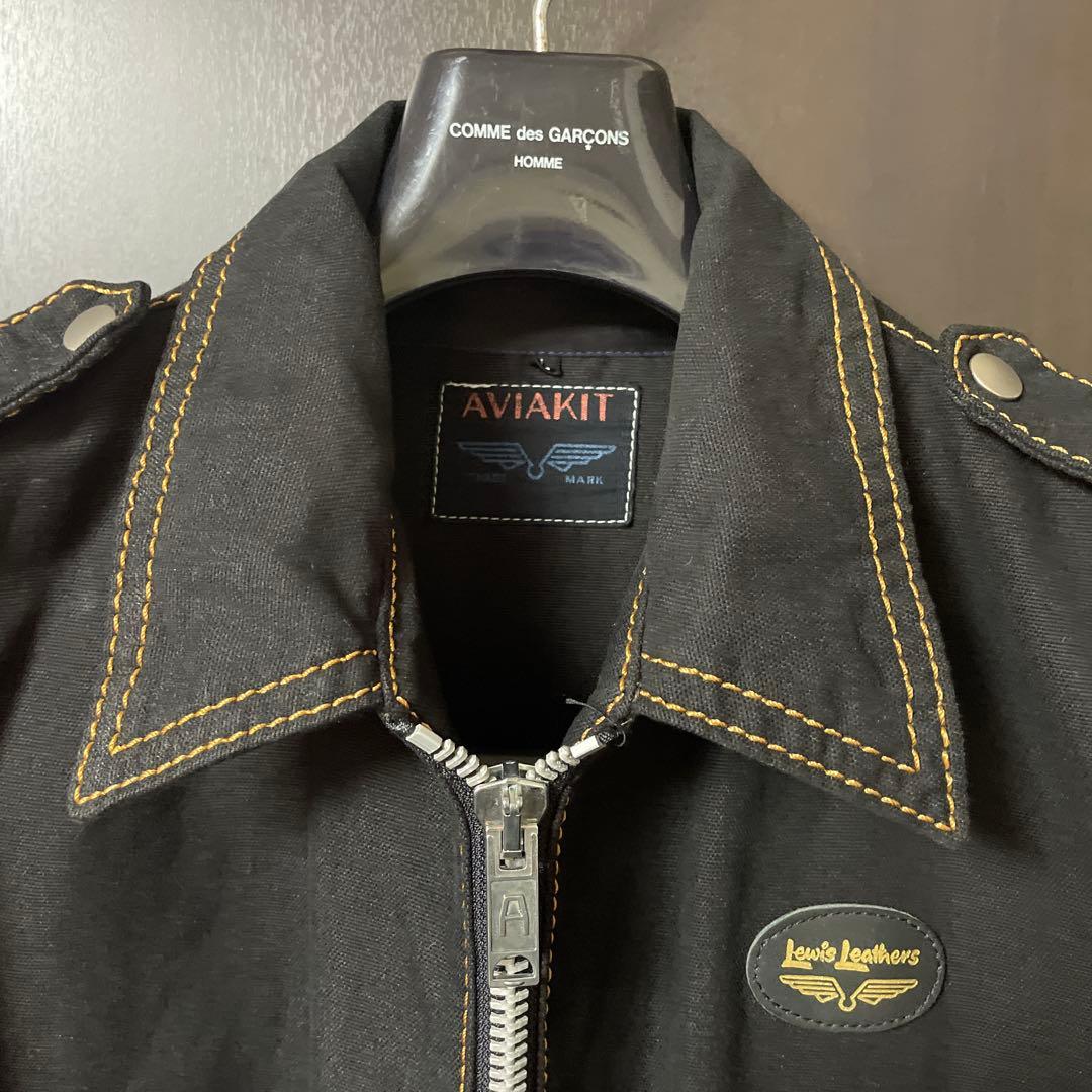 希少品‼️名作‼️美品‼️JUNYA MAN × Lewis Leathers Ｌ