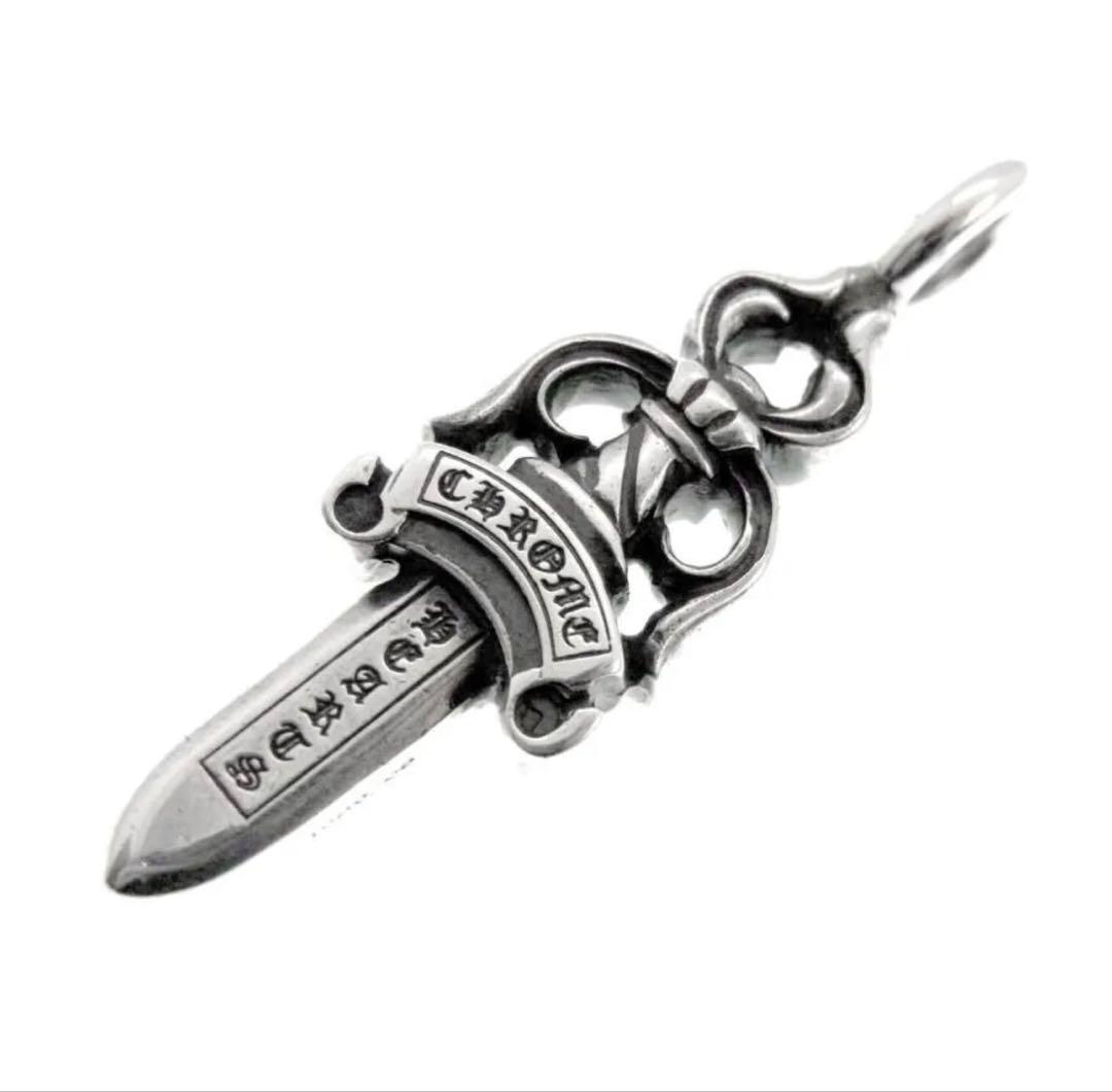 <2023年購入>Chrome Hearts ダブルダガーペンダントトップ