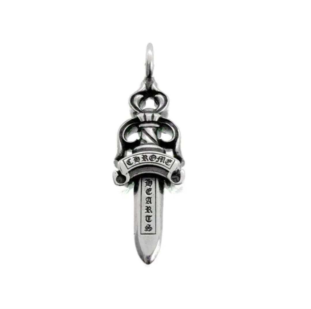 <2023年購入>Chrome Hearts ダブルダガーペンダントトップ