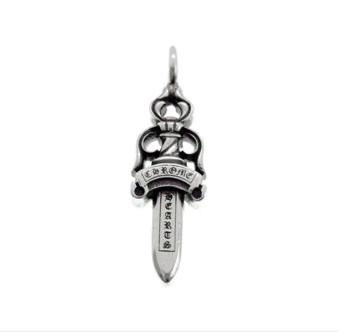 <2023年購入>Chrome Hearts ダブルダガーペンダントトップ