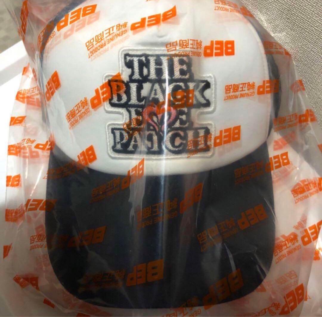 moussy × the black eye patch メッシュキャップ　白