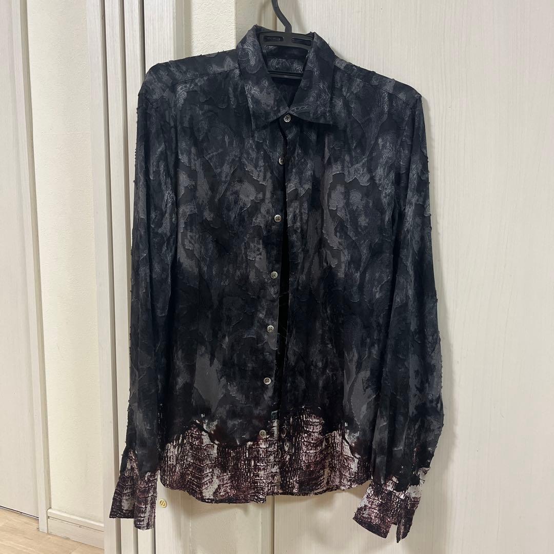 Tornado Mart 長袖シャツ ブラック/グレー