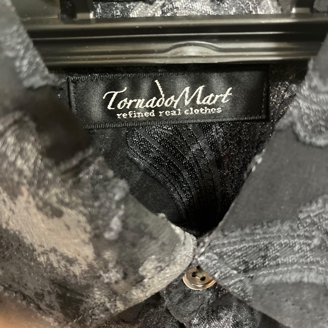 Tornado Mart 長袖シャツ ブラック/グレー