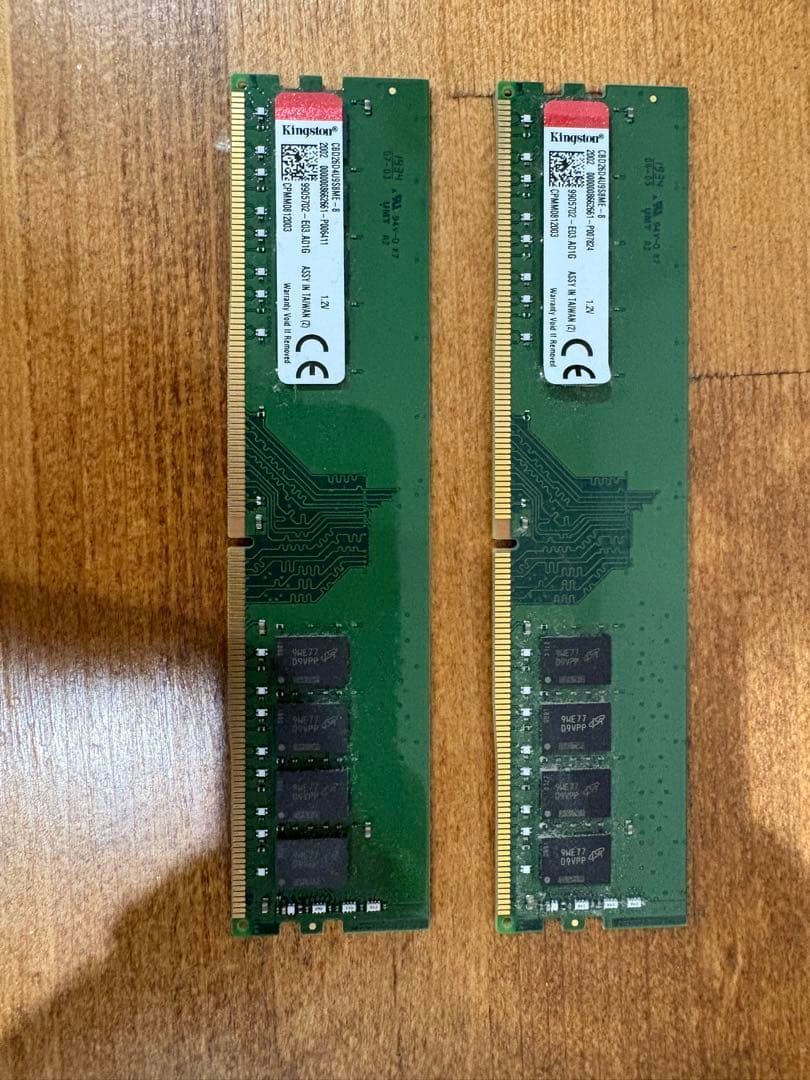 Kingston 16GB DDR4 メモリ（8GB×2）