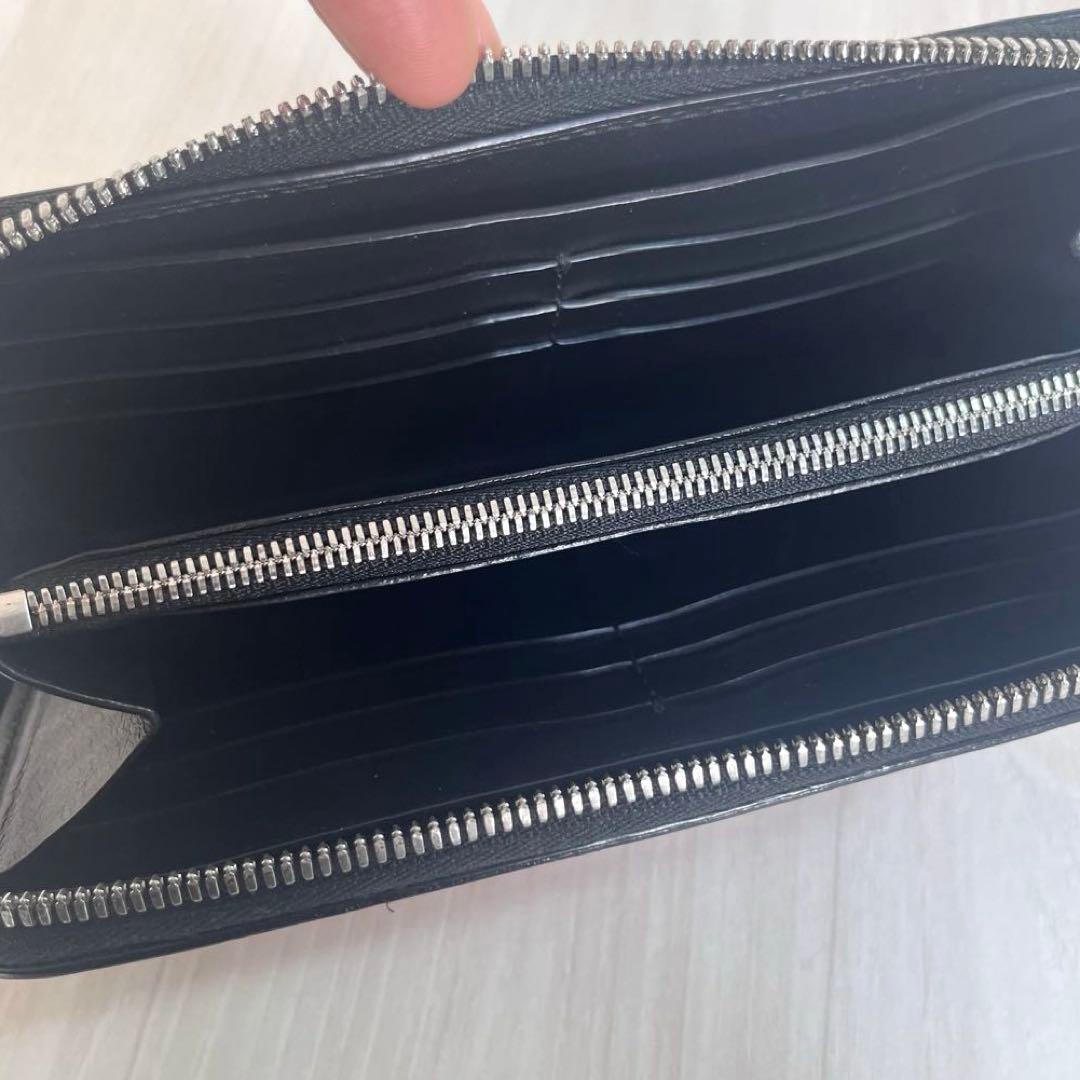 【良品】ベルルッティ　イタウバ　長財布　カリグラフィー　ラウンドジップ　スタンプ