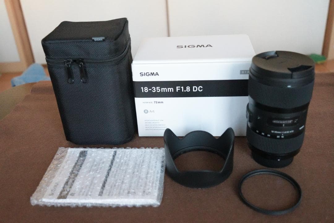 超美品 SIGMA 18-35mm F1.8 DC HSM ニコン フィルター付