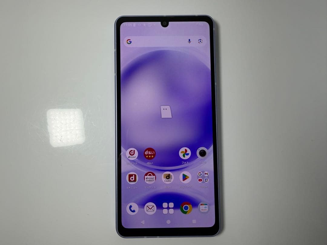 Aquos sense8 docomo 128GB ブルー 画面不良なし