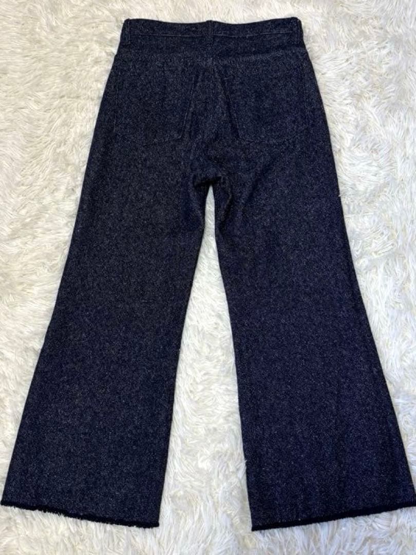 【AURALEE】オーラリー フレア デニム ワイドパンツ ゆったり 美品