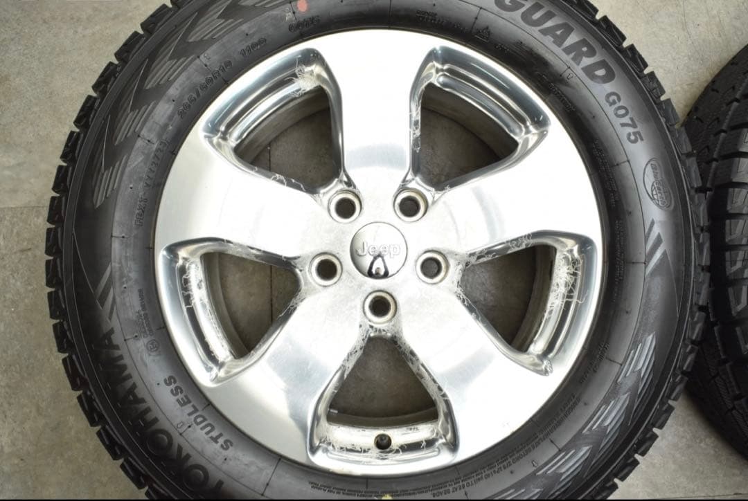 265/60/18 スタッドレスタイヤ　ジープ 18インチ アルミホイールセット
