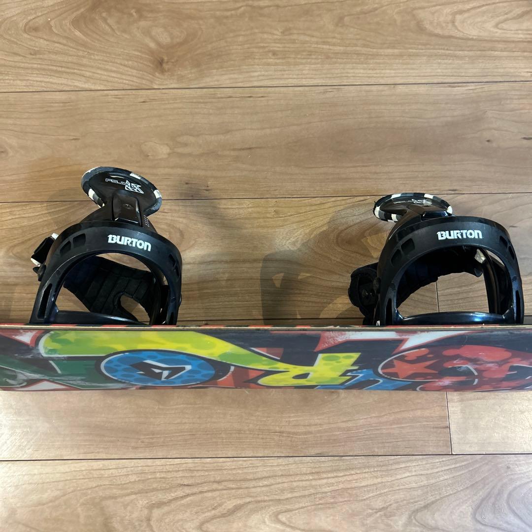 BURTONキッズスノーボード90センチサイズ ビンディング付き