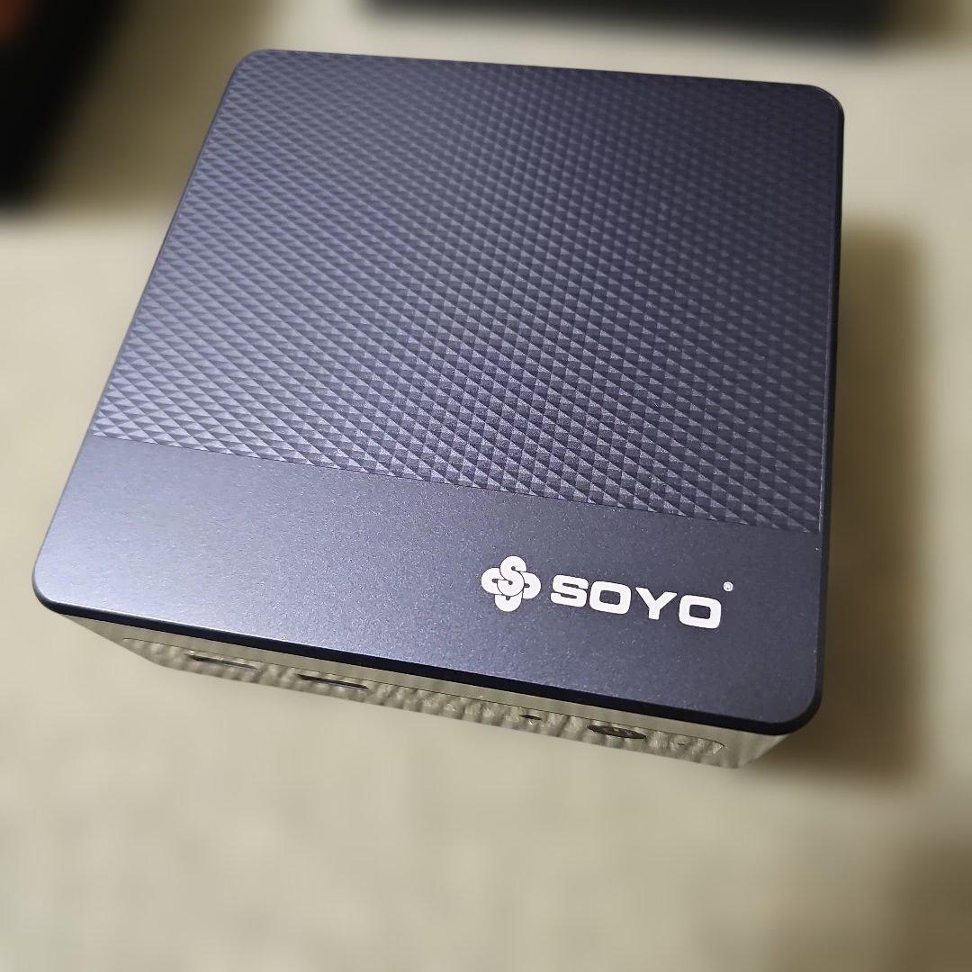 SOYO Mini PC ダークブルー キューブ型 512gb