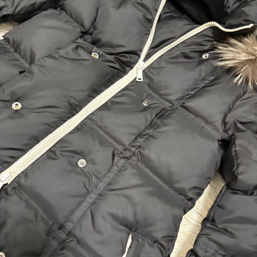 LOVELLESS ラブレス　ダウンコート34サイズ 黒　フォックスファー