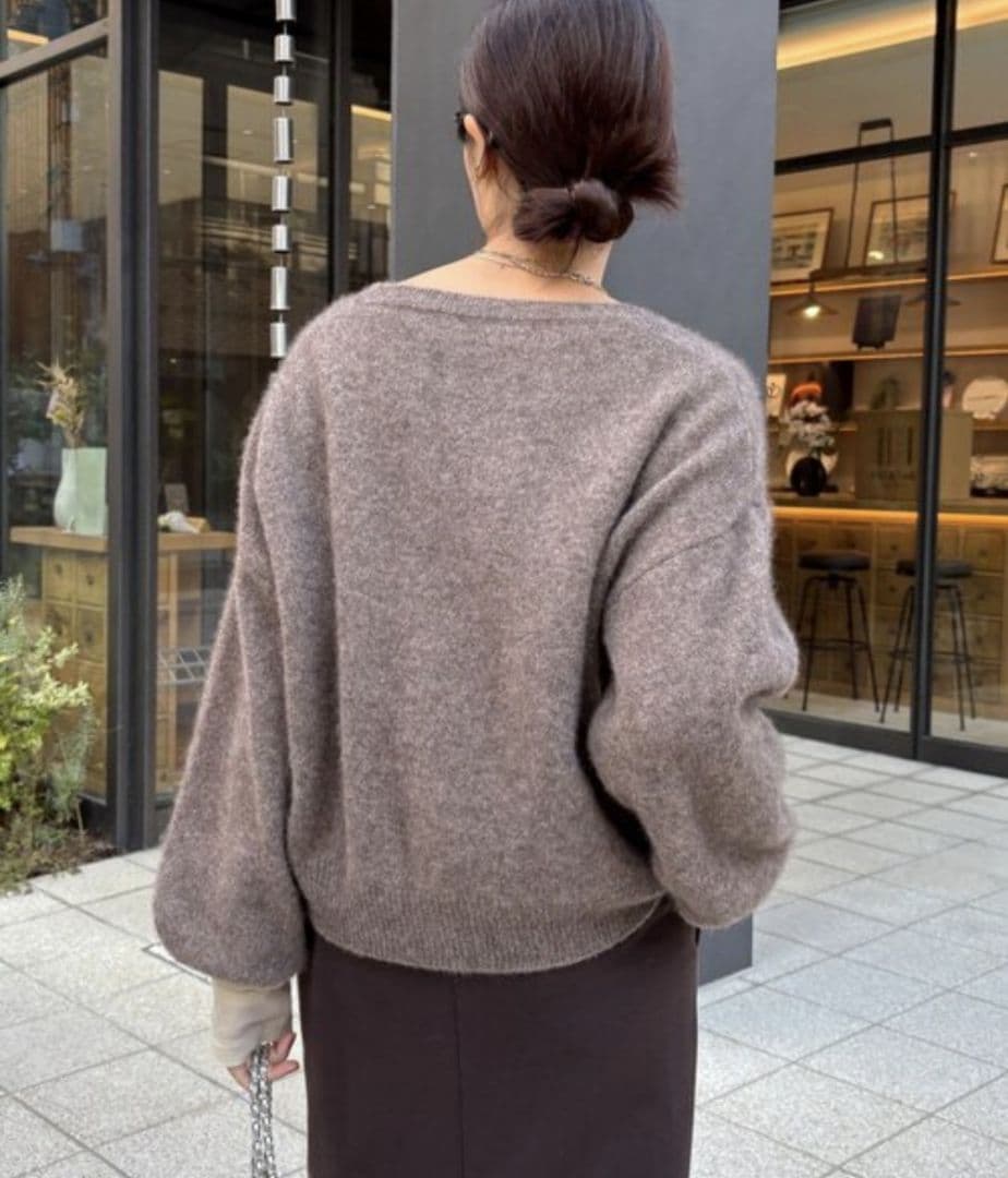 新品☆DOUDOU ドゥドゥ ヤクウールプルオーバー ブラウン