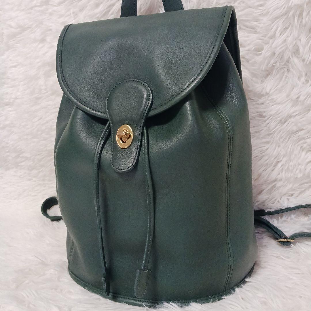 【美品】COACH オールドコーチ レザー リュック バックパック 9943