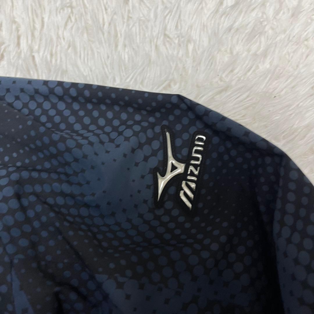 美品 最高峰 ミズノ MIZUNO セットアップ スキー ウェア ネイビー