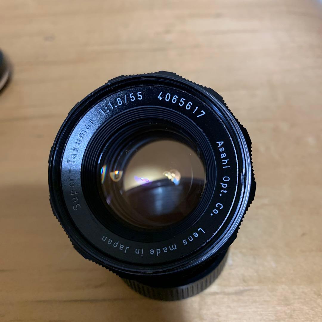 Super Takumar 55mm f1.8 マウントアダプター付き