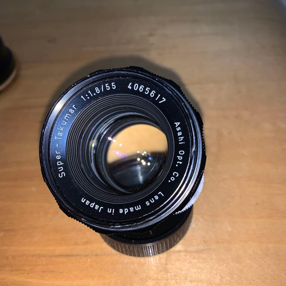 Super Takumar 55mm f1.8 マウントアダプター付き